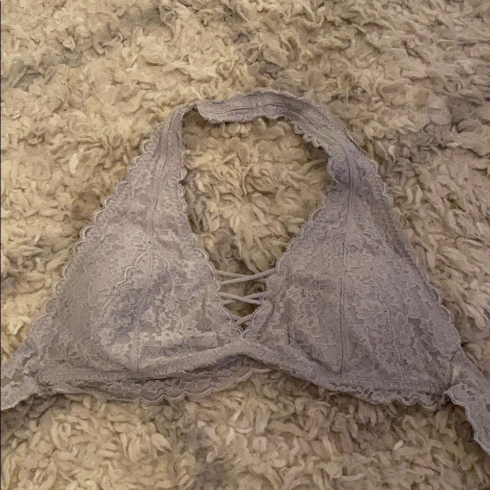 halter strappy bra with padding